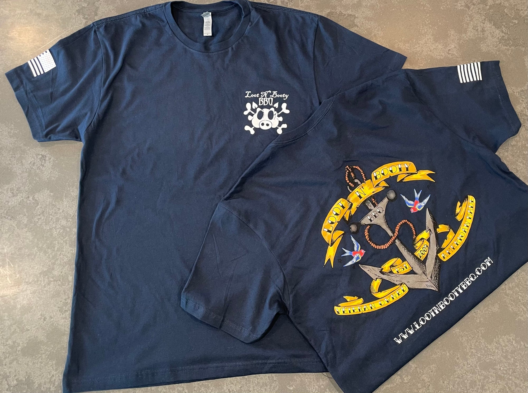 Navy LNB Anchor T-shirt