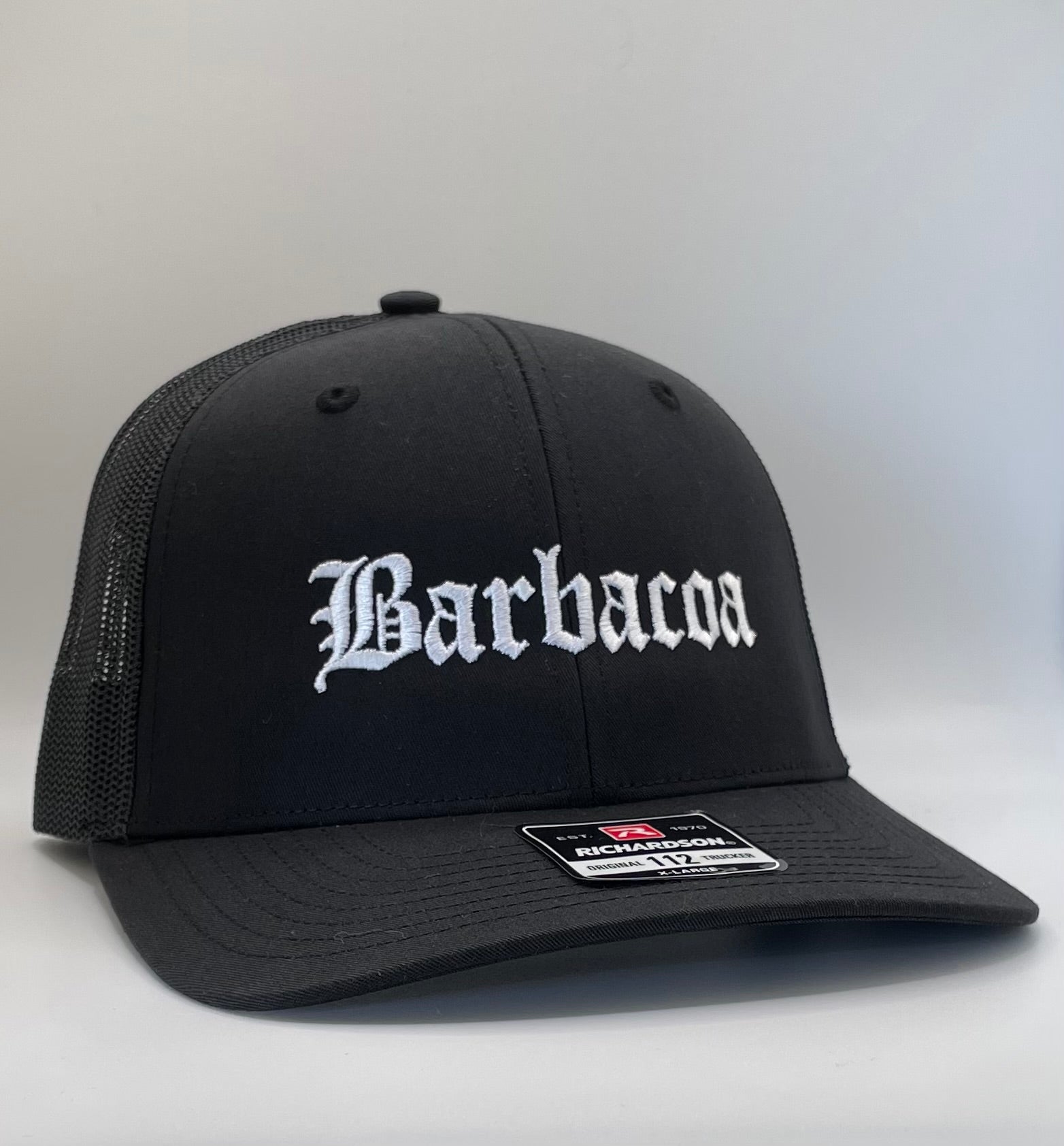 Barbacoa Embroidered Hat - Black