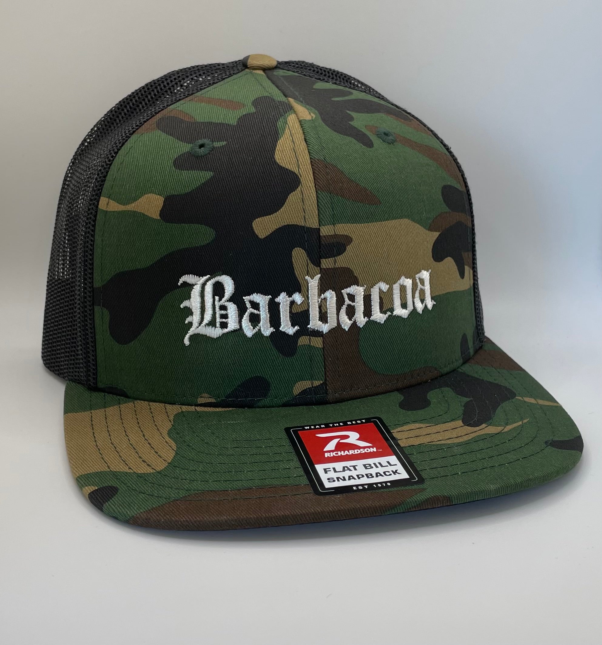 Barbacoa Embroidered Hat - Camo