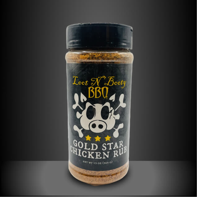 Loot N’ Booty BBQ Gold Star Chicken Rub