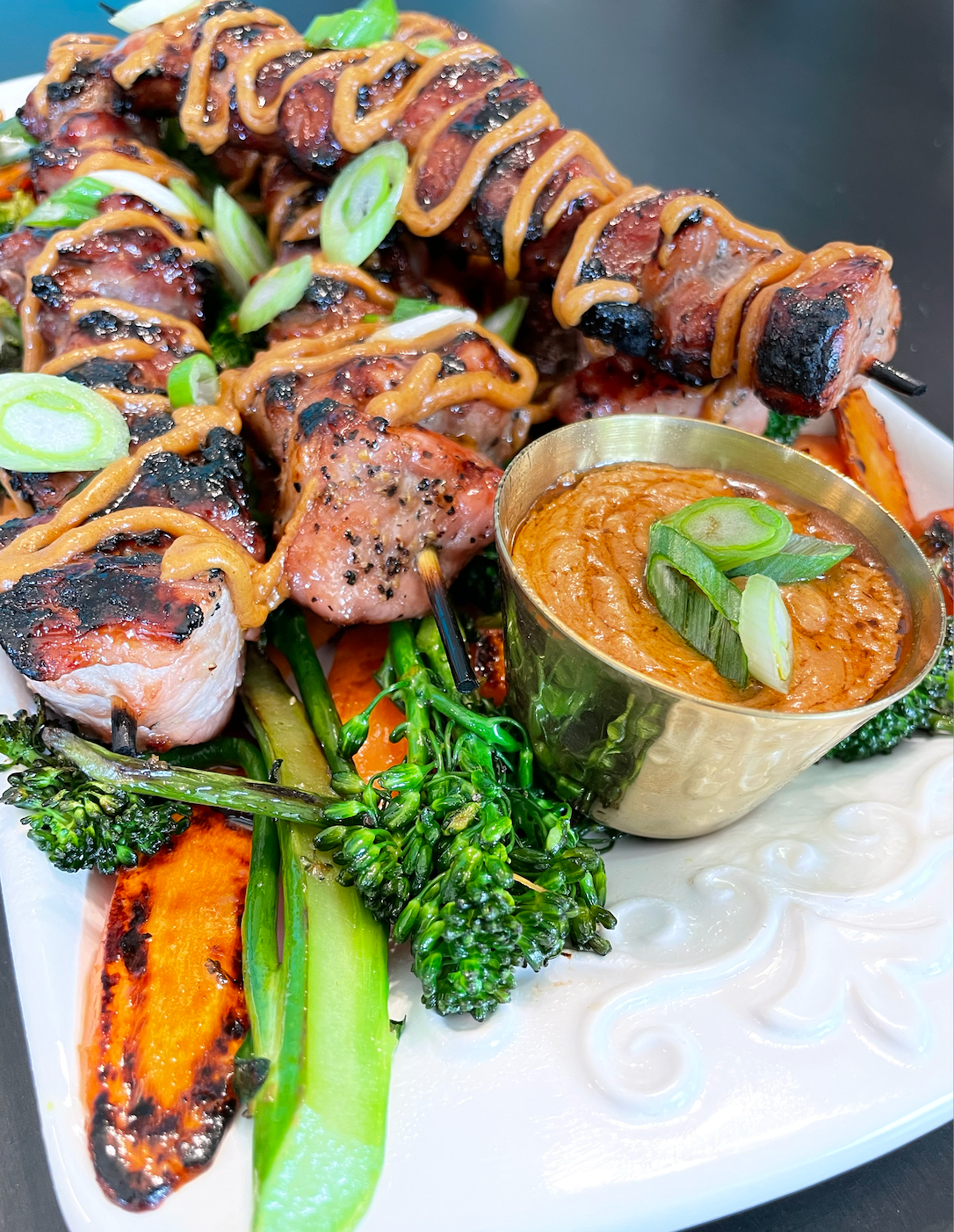 Chicken Yakitori Skewers with Sticky Honey Teriyaki Sauce