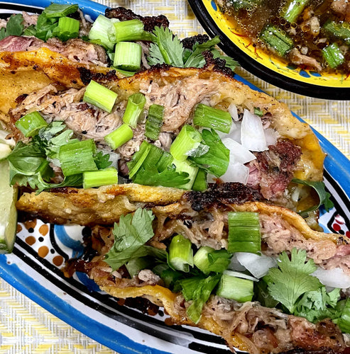 Braised Short Rib Street Tacos w/ Cilantro Dressing