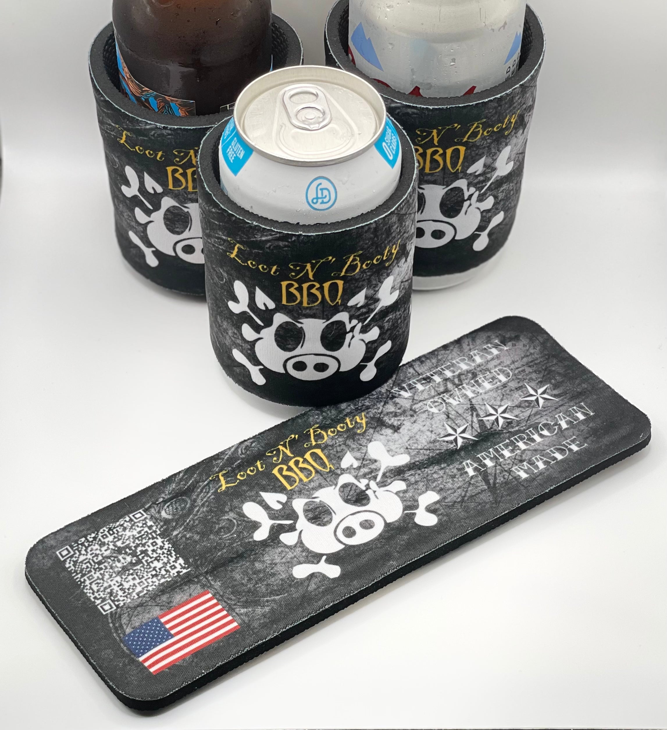 Loot N' Booty BBQ Slap Koozie